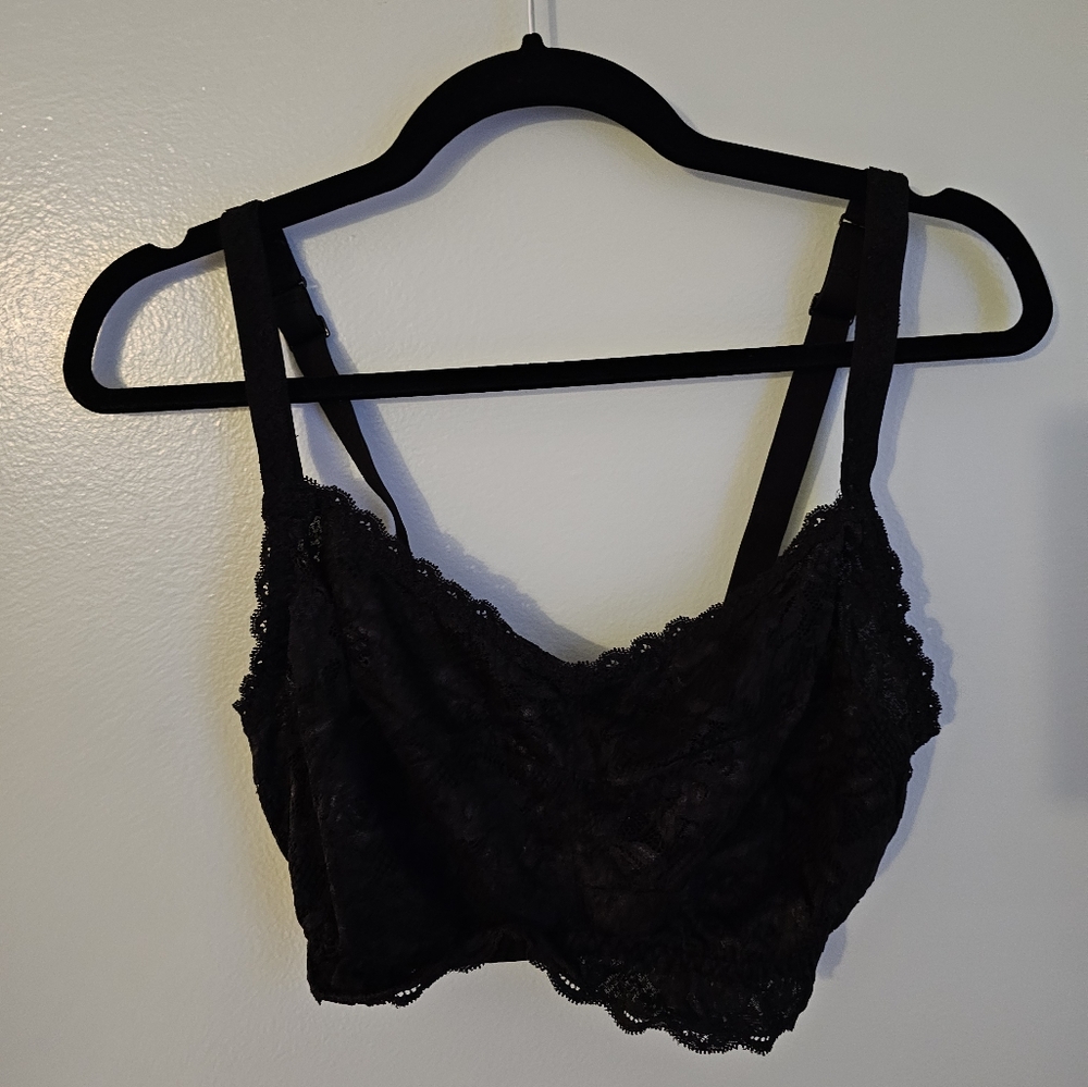 XS Black Cosabella Never Say Never Curvy Sweetie Bralette